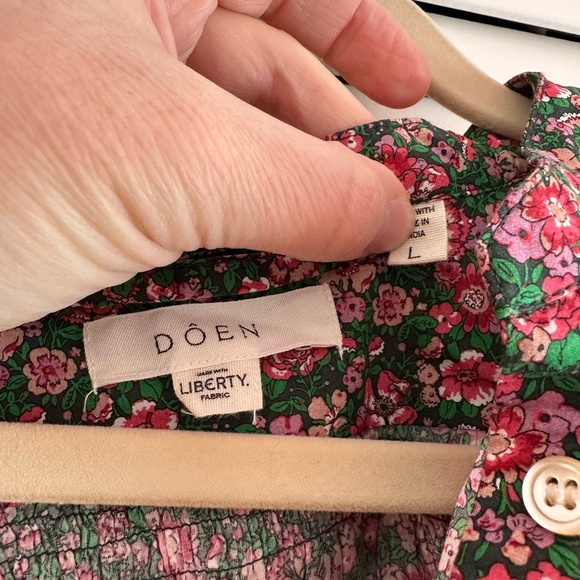 DÔEN Liberty Print Floral Mini Dress - Picture 2 of 6